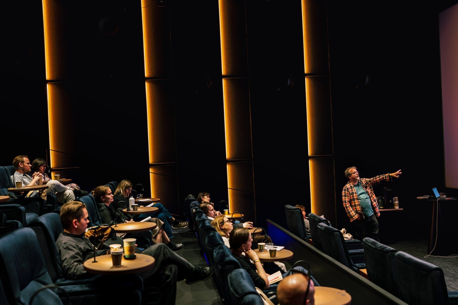 Participants in a Helsinki Film Lab workshop